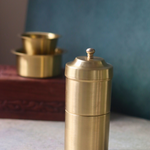 Handmade brass coffee filter