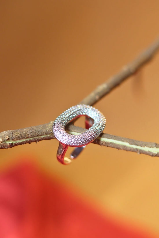 waterproof Serene Oval Ring - Silver