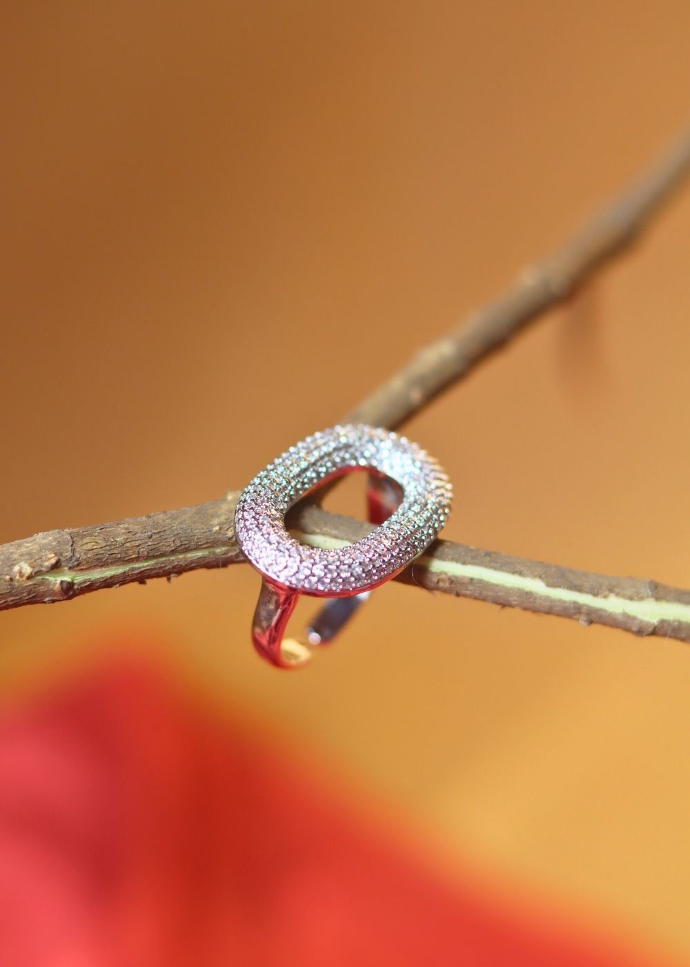 waterproof Serene Oval Ring - Silver