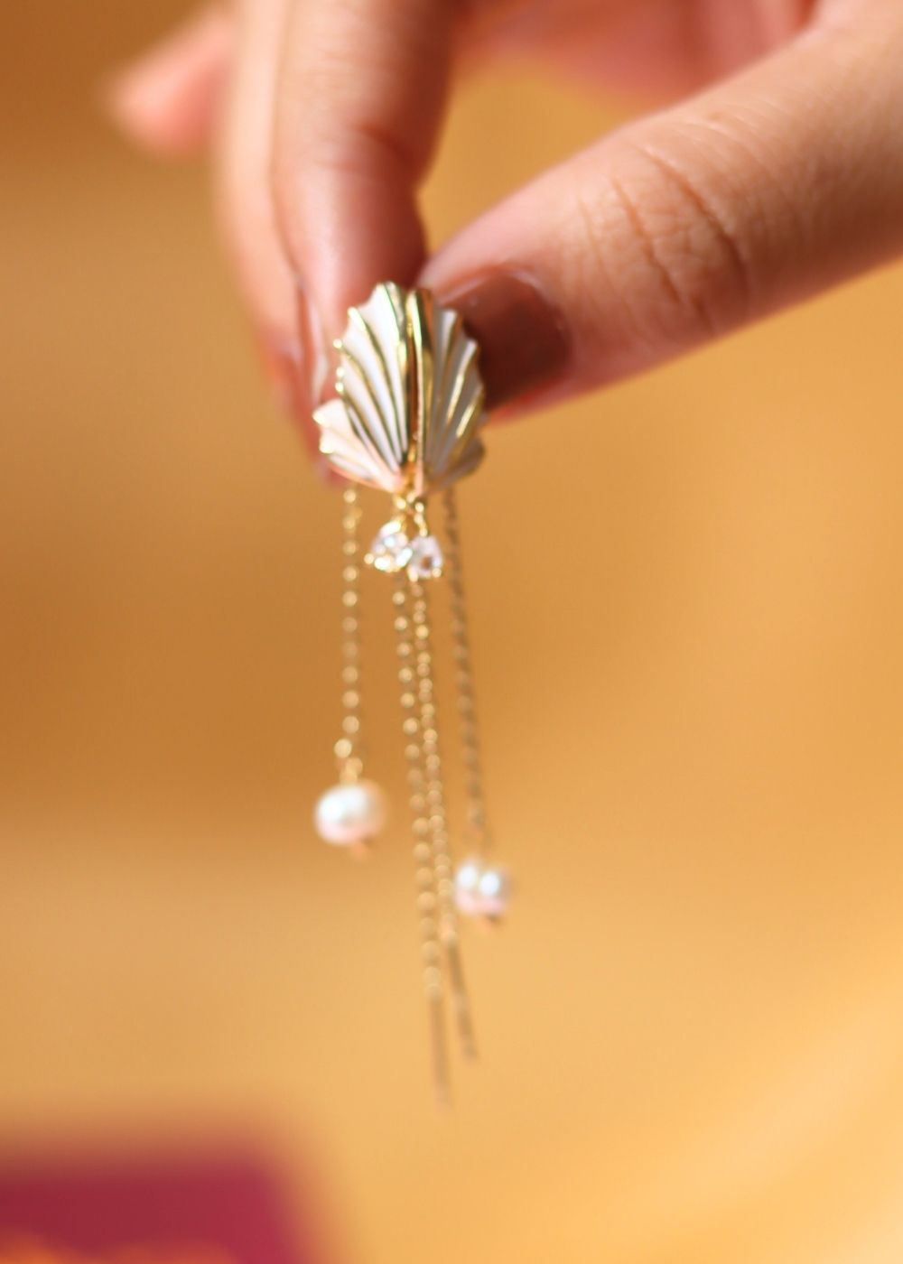 Cinderella Earrings handmade in India