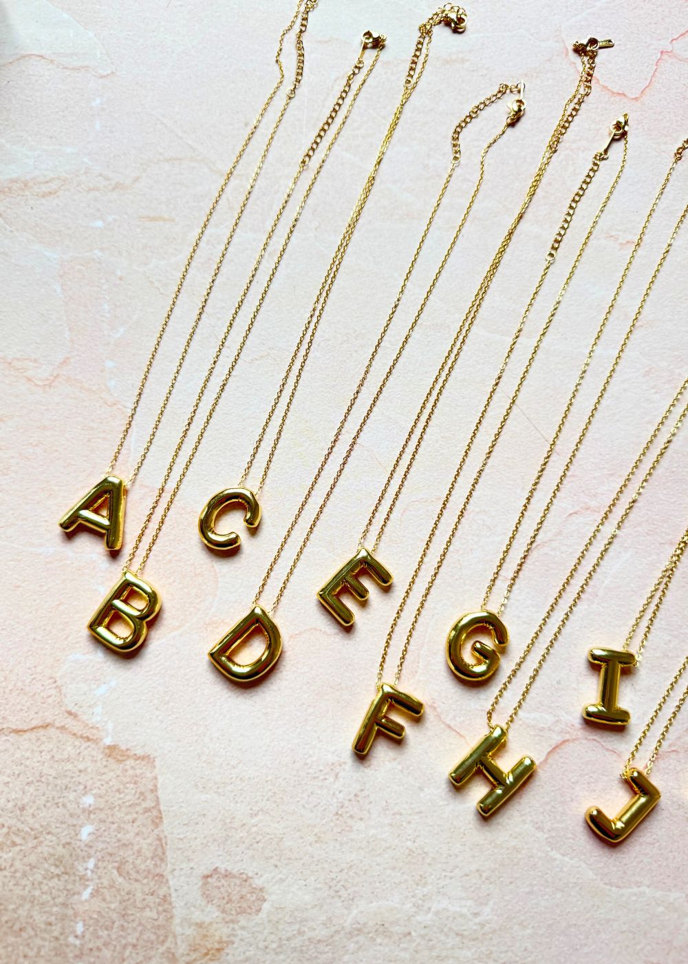 Initial Necklaces available in any alphabet