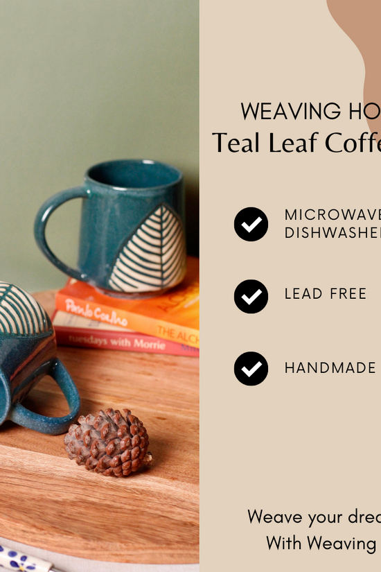Teal Leaf Coffee Mug Specification