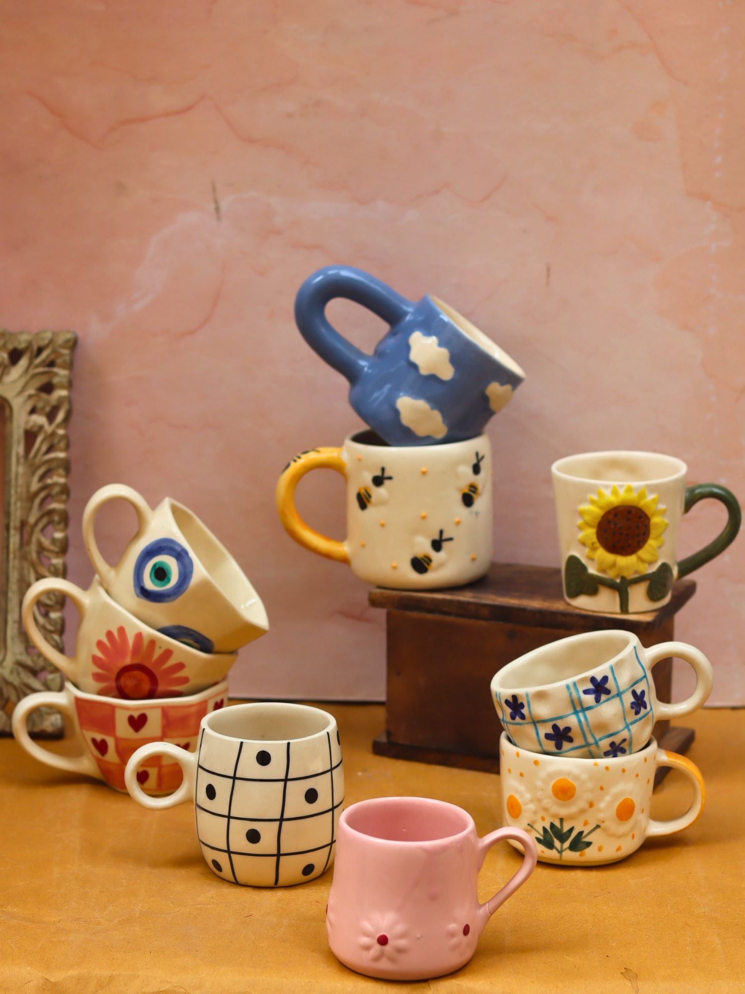 Set of 10 Bloom & Brew Mugs (for the price of 7)
