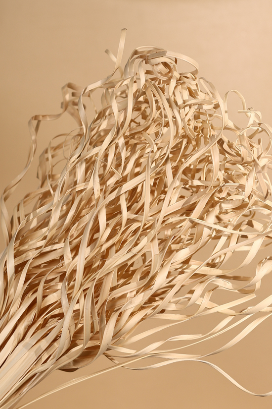 Dried natural curls bunch