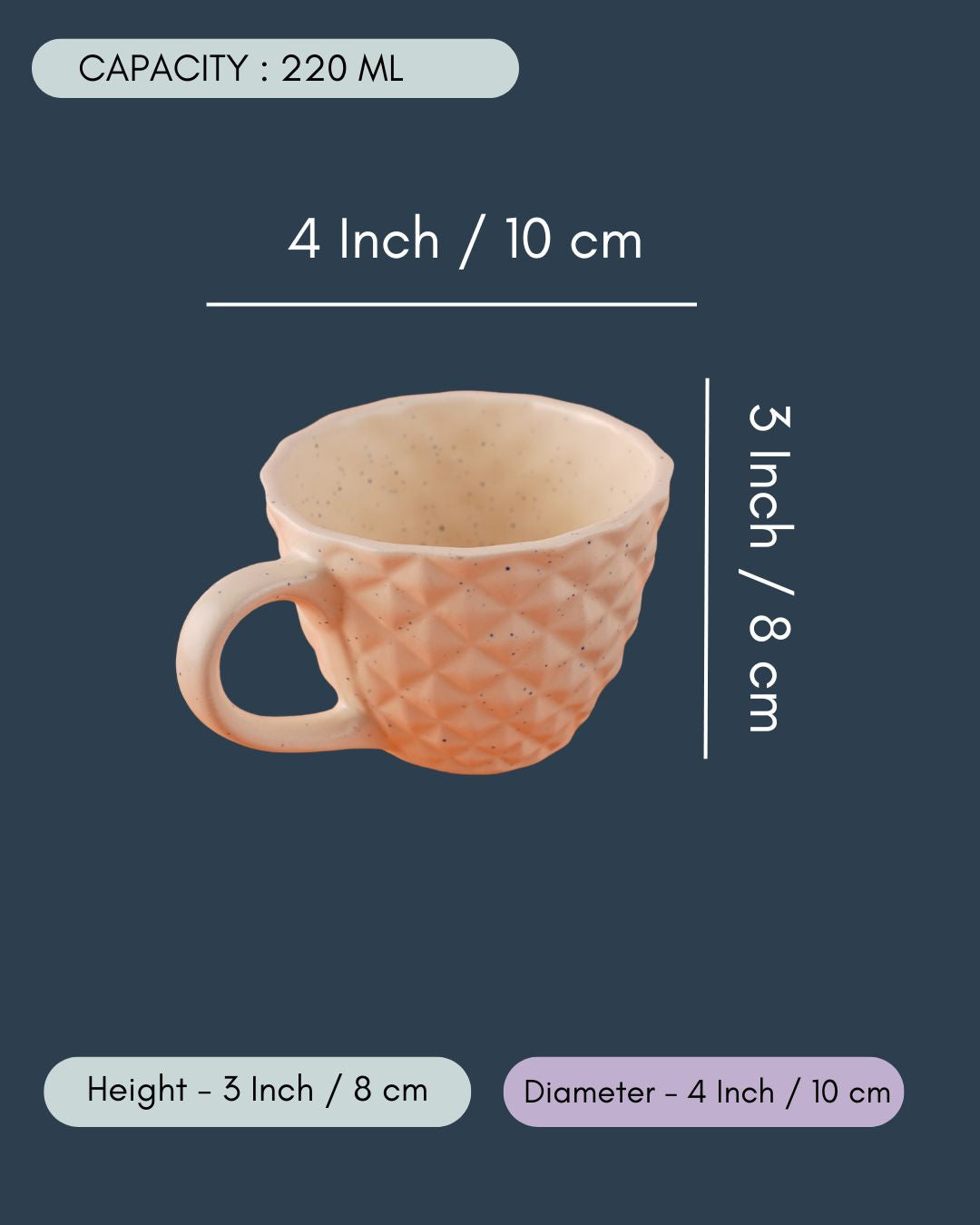 White Diamond Mug
