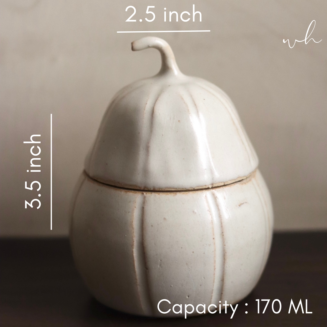 Garlic jar height & breadth