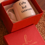 handmade cute but capricorn mug