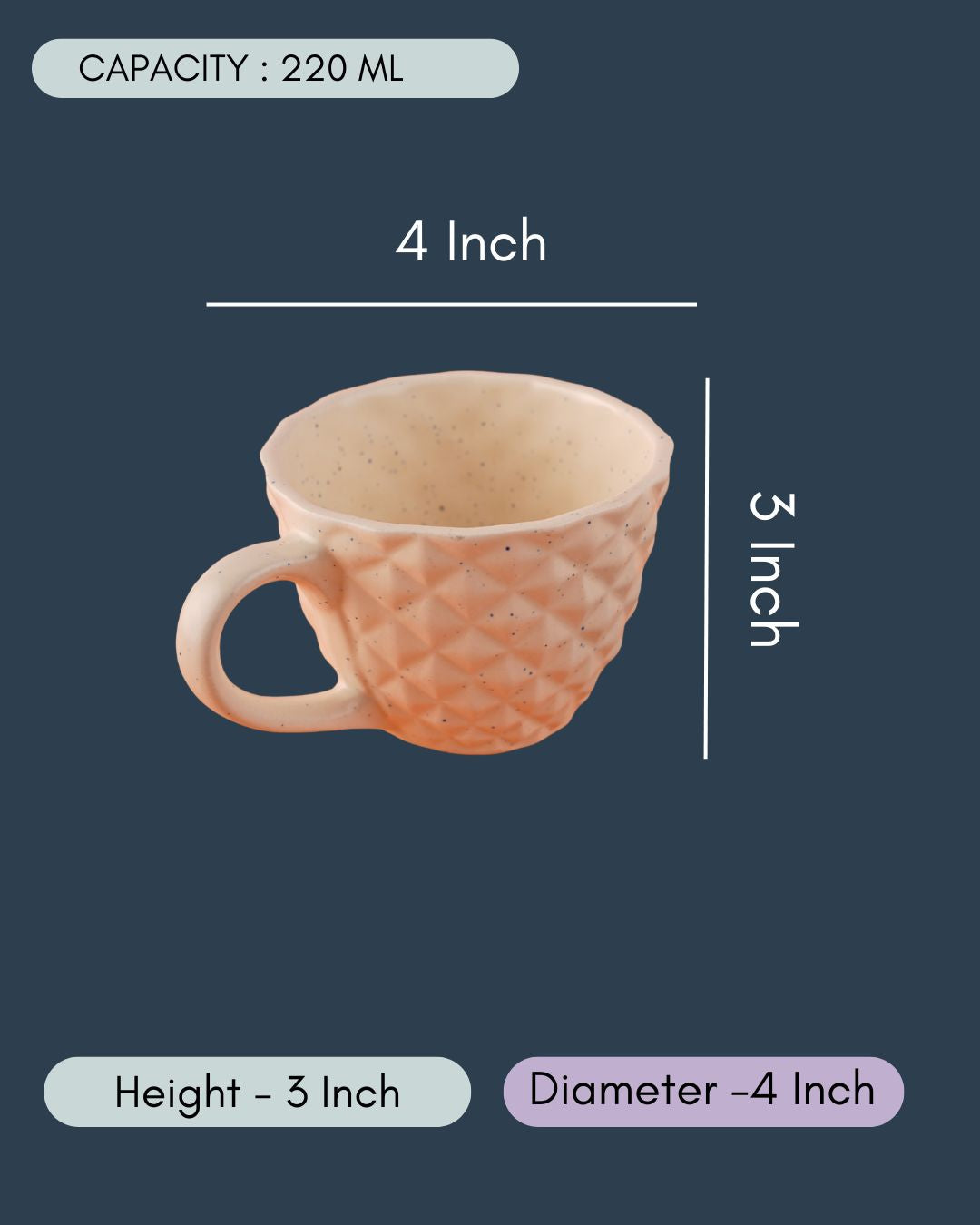 White Diamond Mug