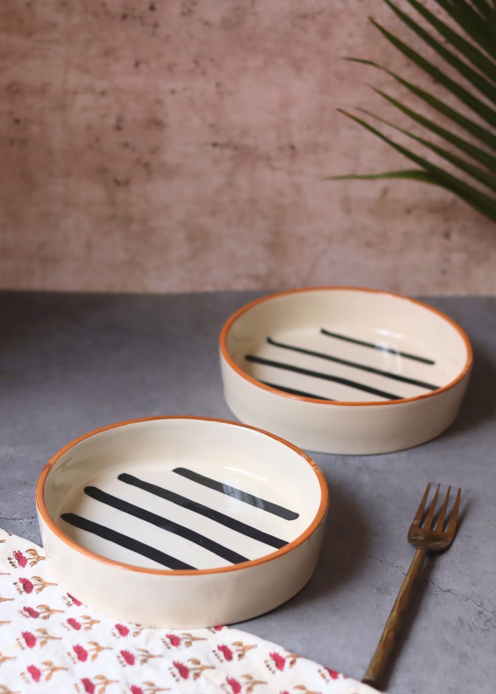 Handmade Zebra - Salad Bowl
