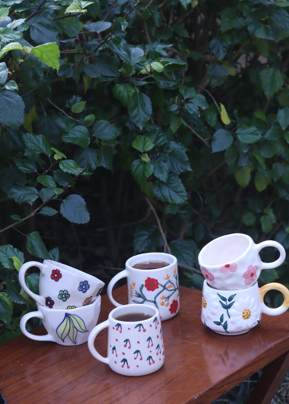 Set of 6 Sip & Shine Mugs Combo (for the price of 5) made by ceramic