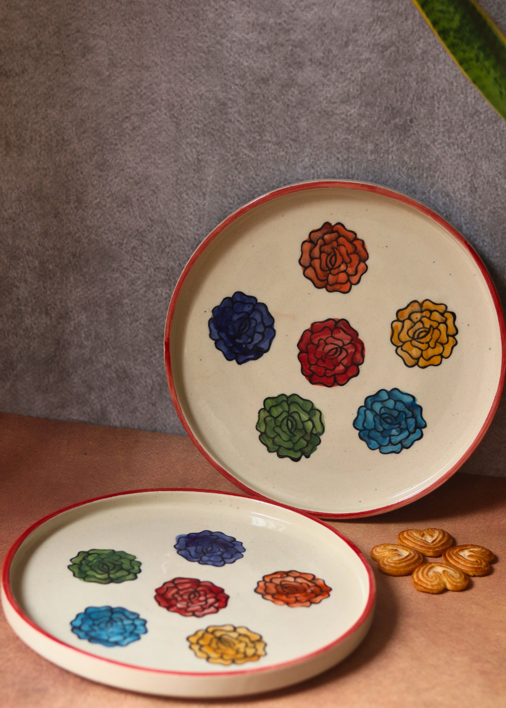 Handmade ceramic platter