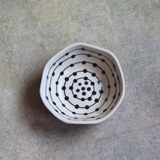 Ceramic black & white bowl 
