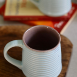 handmade coffee mug, made by ceramic 