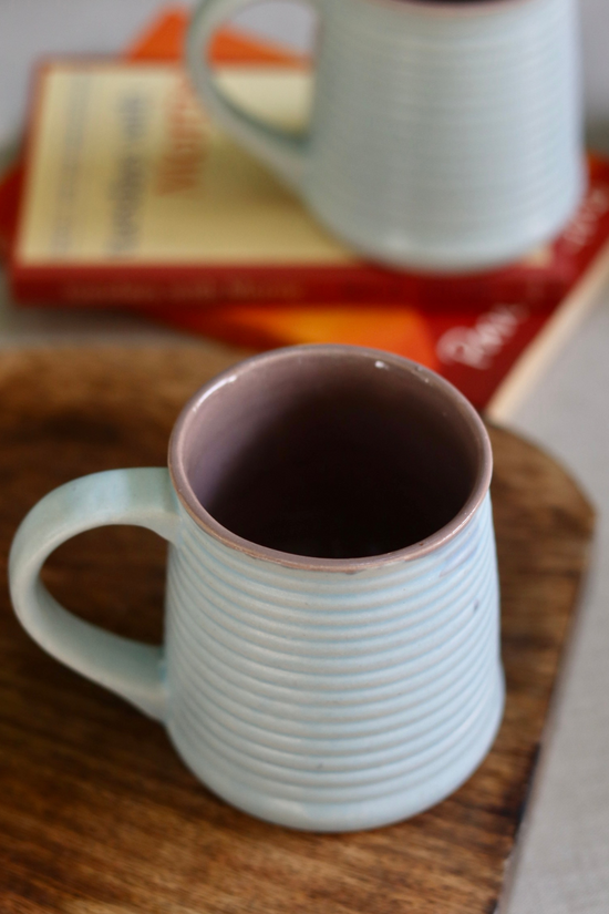 handmade coffee mug, made by ceramic 
