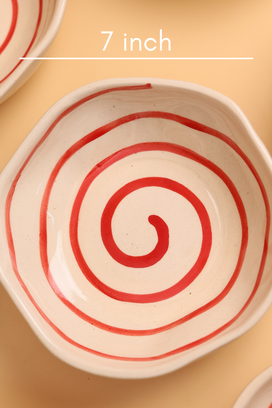 Ceramic bowls height & breadth 