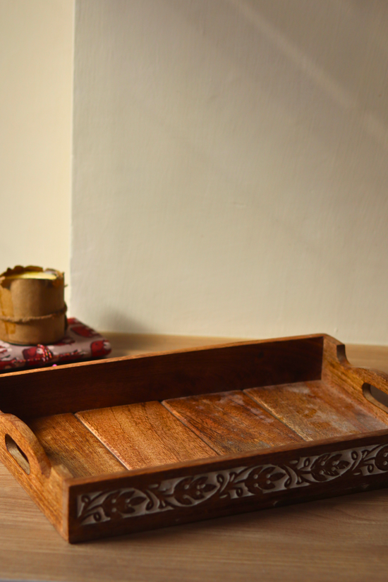 Wooden Carved Tray