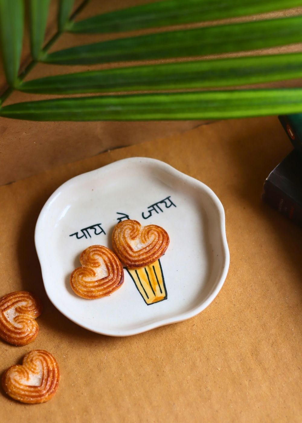 Chai Ho Jaye Handmade Dessert Plate - The Chai Lovers Edit with premium quality material