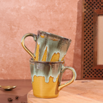 Two coffee mugs ceramic 