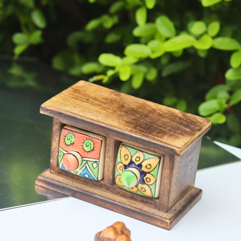 handmade Wooden Decor Drawer – Abstract Dreams
