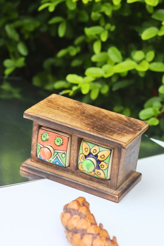 handmade Wooden Decor Drawer – Abstract Dreams