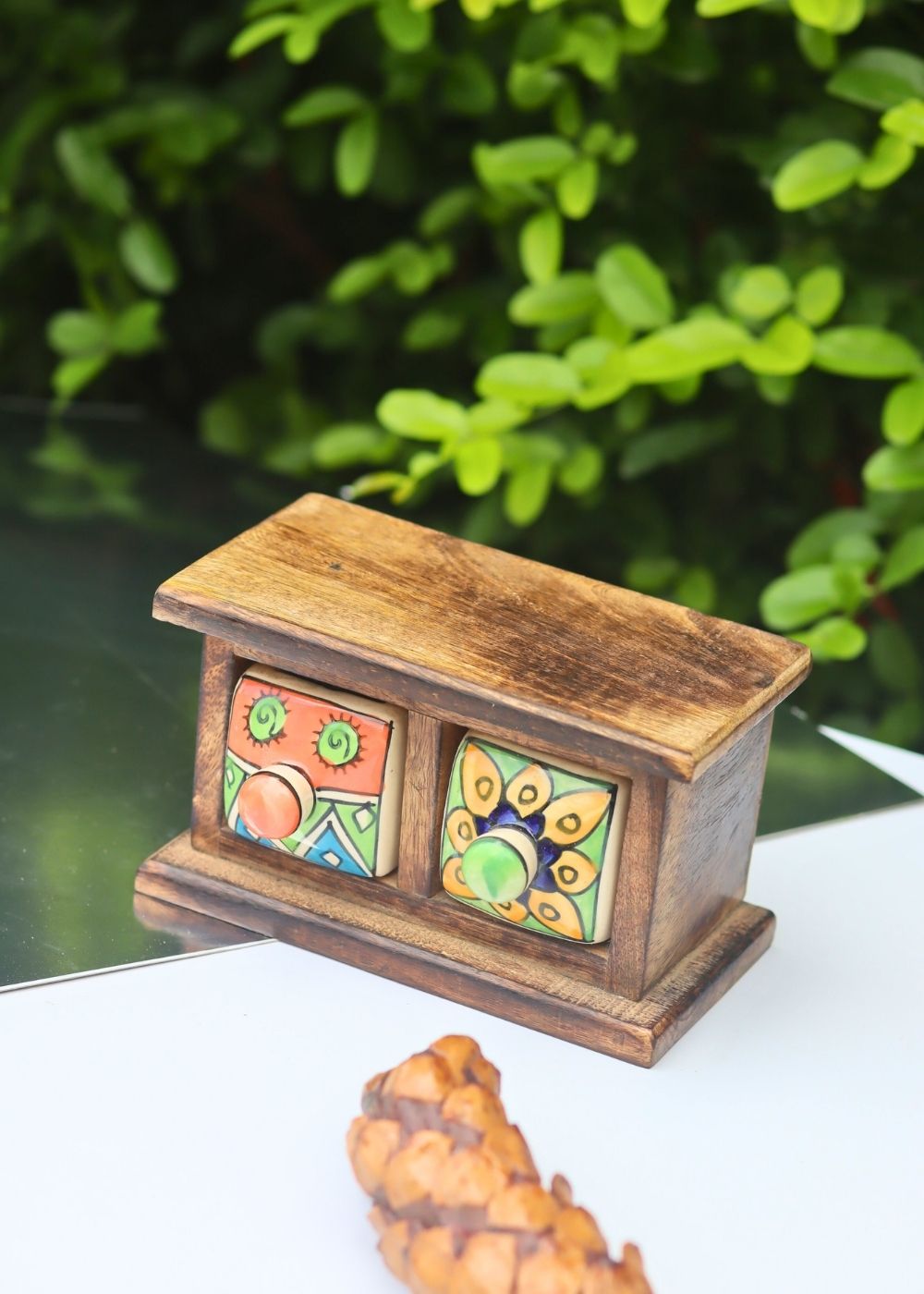 handmade Wooden Decor Drawer – Abstract Dreams