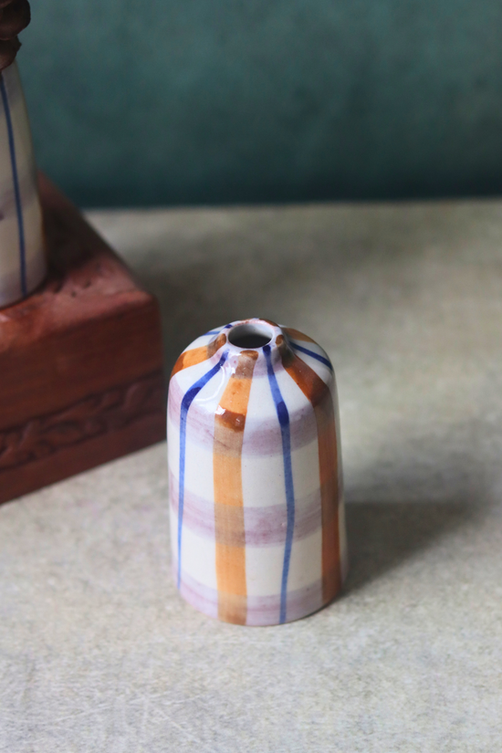 Handmade ceramic bud vase