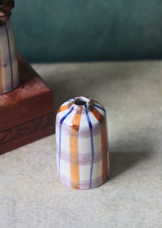 Handmade ceramic bud vase