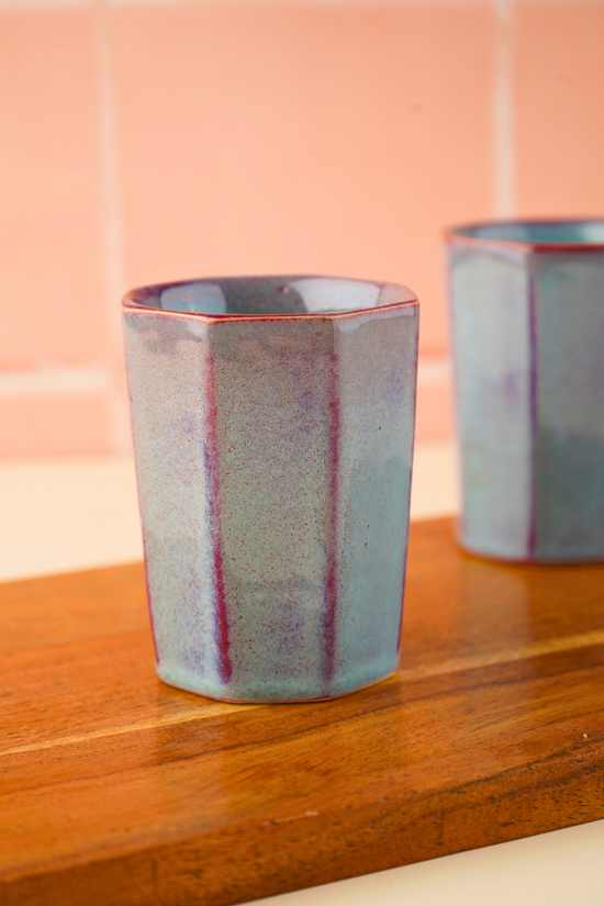 blue chai kulhad handmade in india