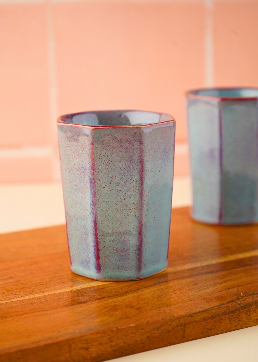 blue chai kulhad handmade in india