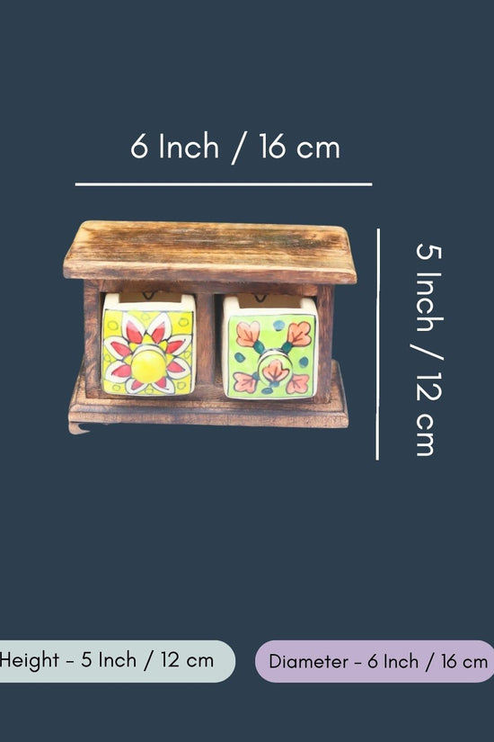 Wooden Decor Drawer – Handpainted Bloom
