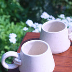 Knotted Handle Mug made by ceramic