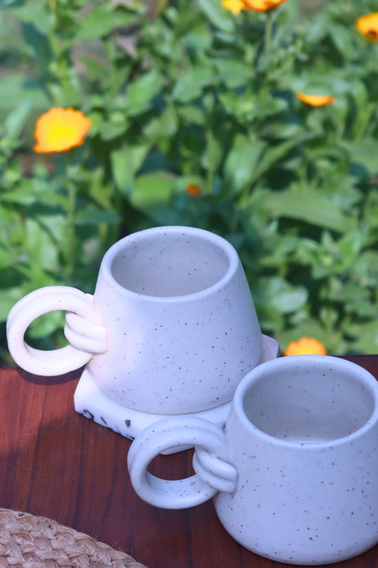 Handmade Knotted Handle Mug