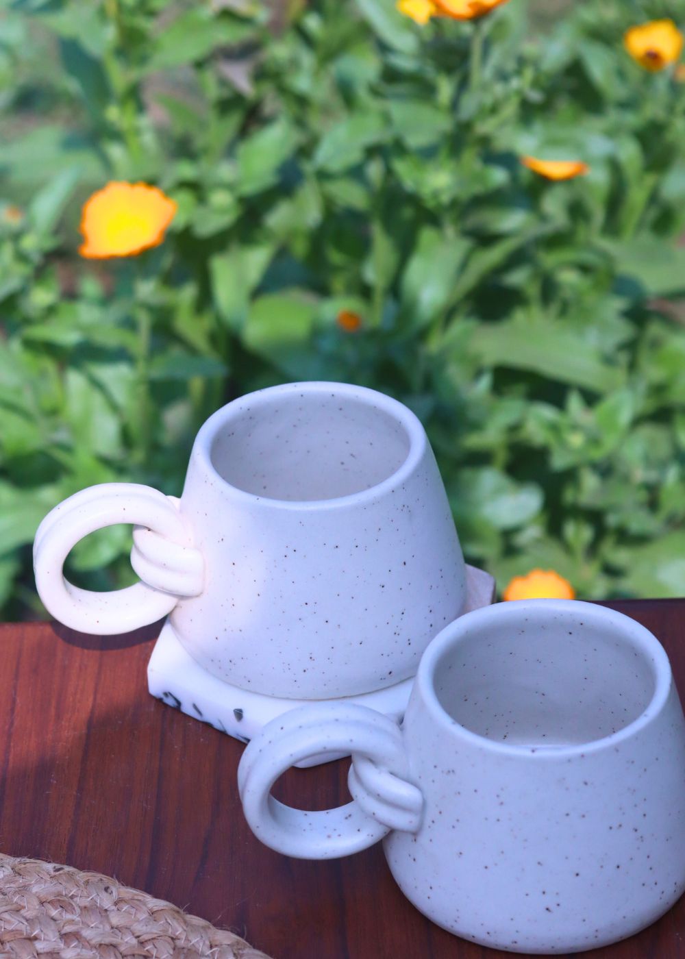 Handmade Knotted Handle Mug