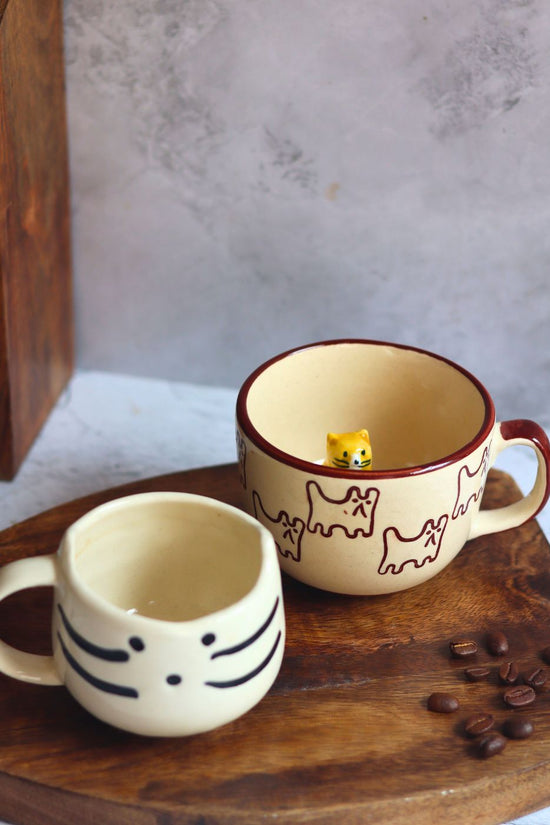 Handmade The OG Cat & Kitty Mug