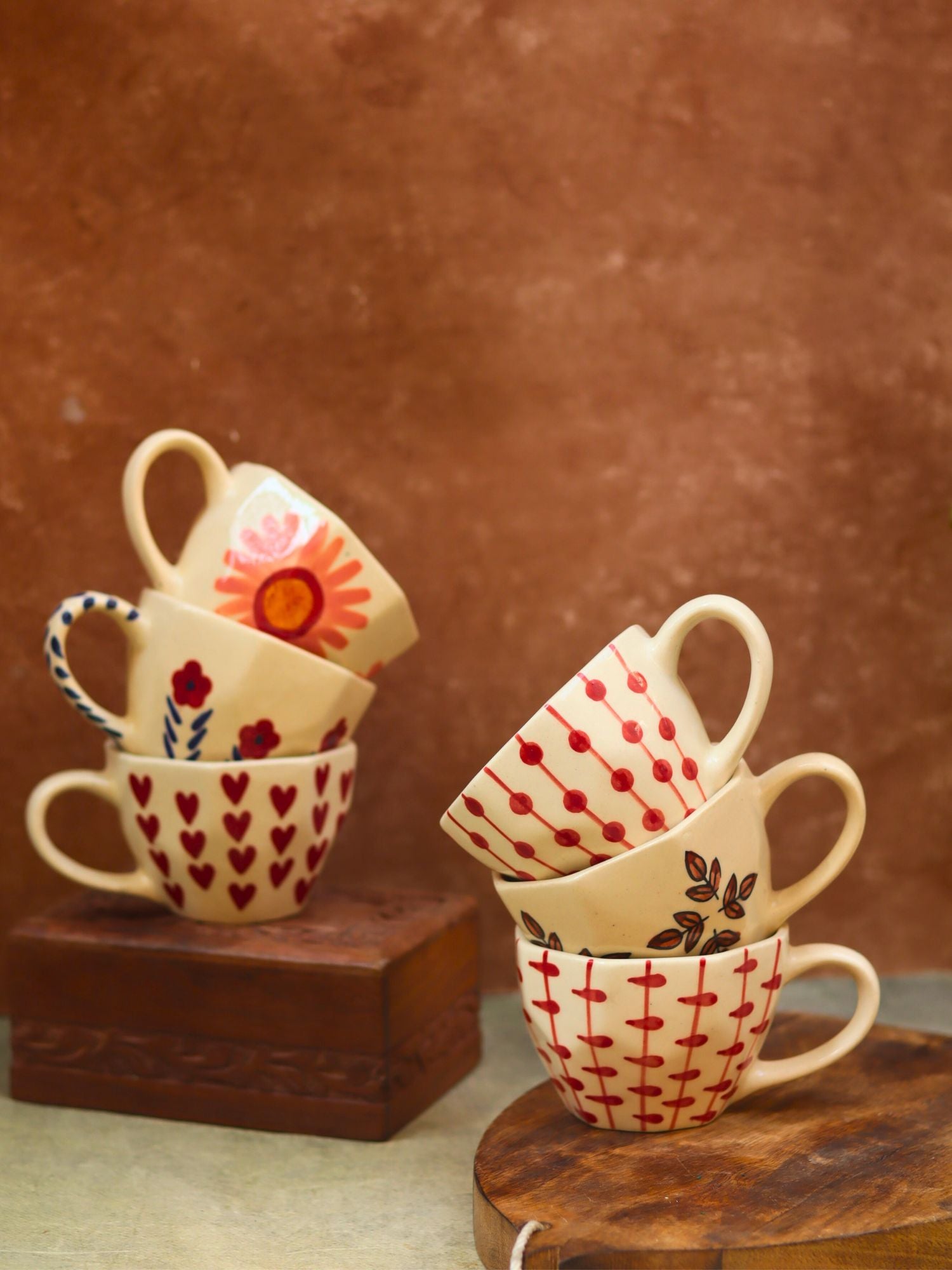 handmade Set of 6 Bestseller Mugs (for the price of 5)