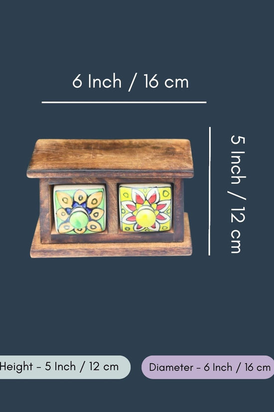 Wooden Decor Drawer – Tribal Art
