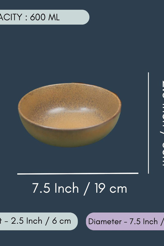 Woody Brown Curry Bowl - (Set of 4 - GET 2 FREE)