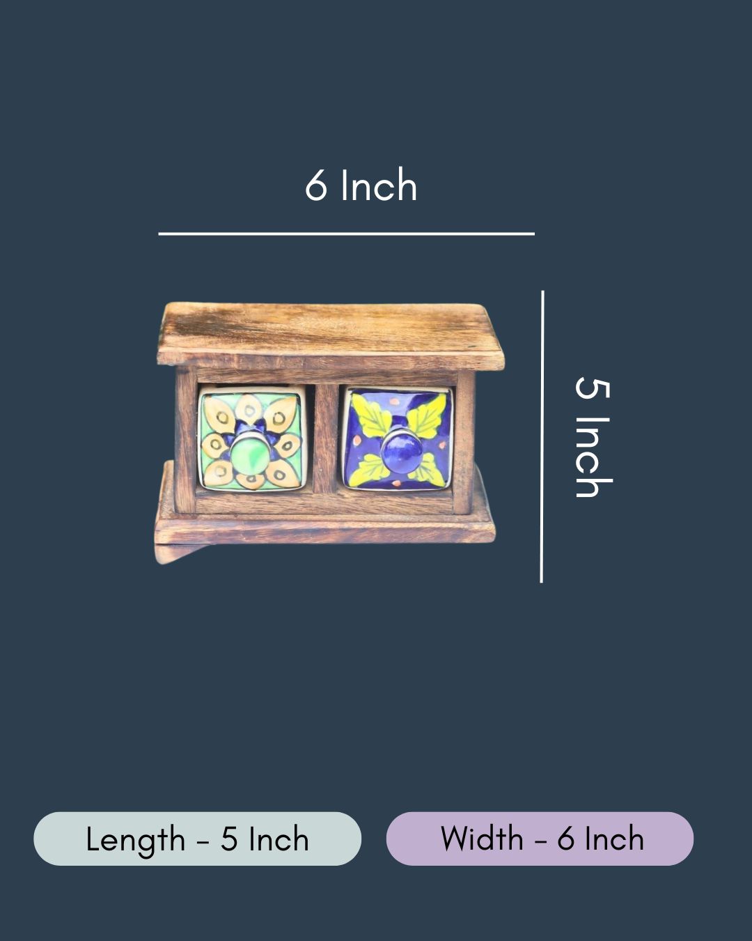 Wooden Decor Drawer – Artisan Bliss