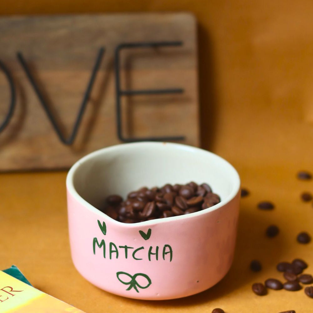 Pink Matcha Bowl 
