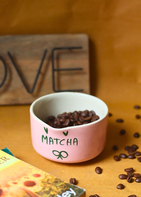 Pink Matcha Bowl 