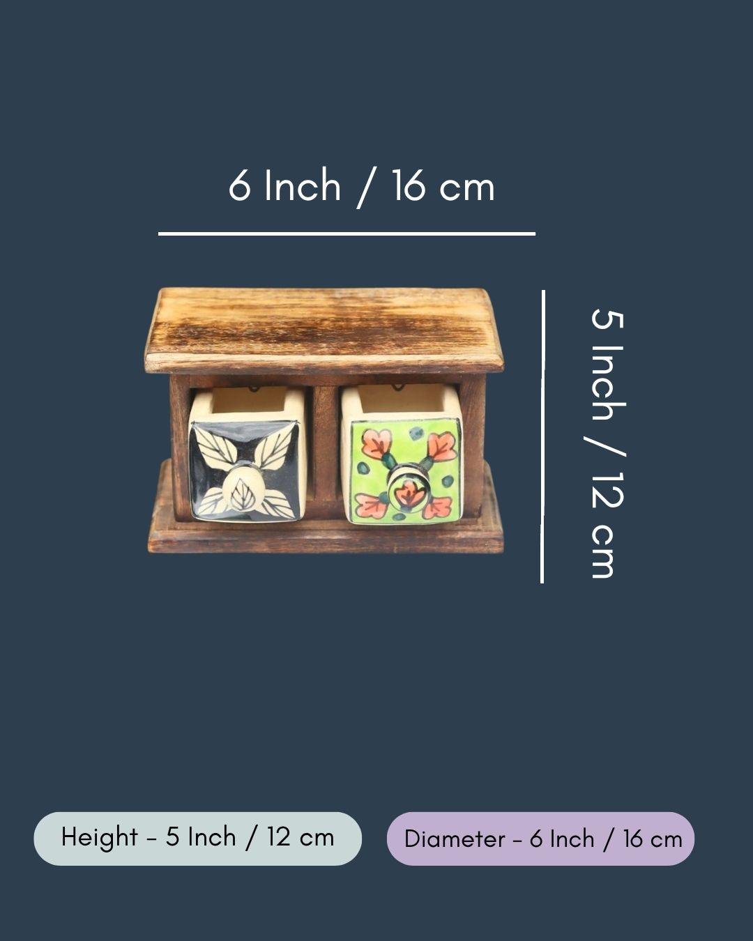 Wooden Decor Drawer – Wildflower