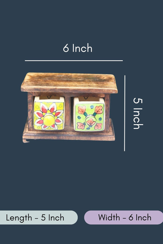 Wooden Decor Drawer – Handpainted Bloom