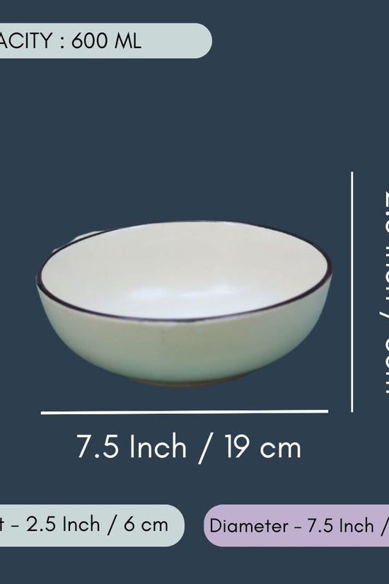 Basic White Curry Bowl - (Set of 4 - GET 2 FREE)