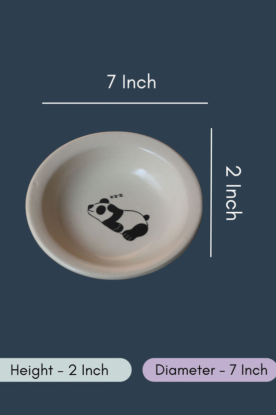 Panda pasta plate