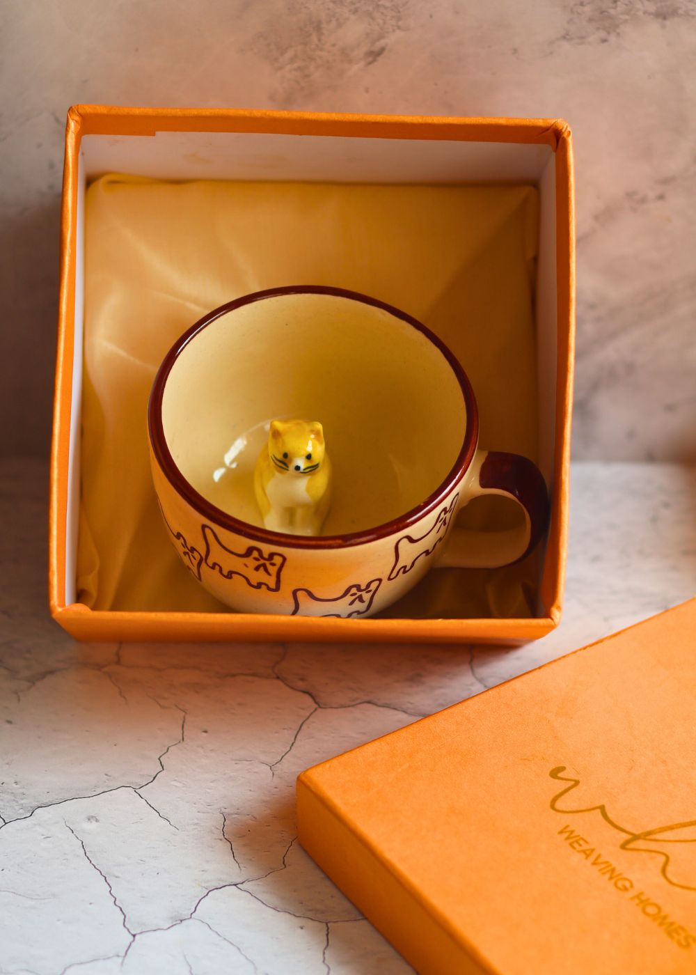 The OG Cat Mug in a Gift Box made by ceramic