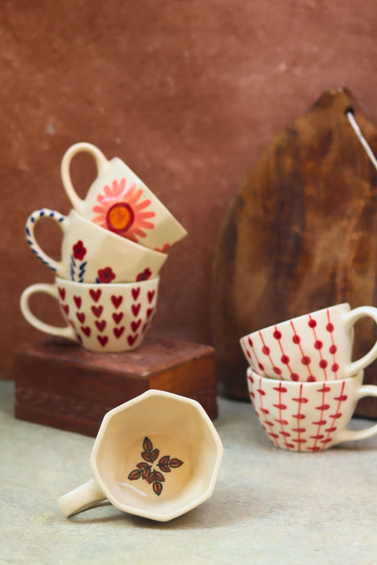 Set of 6 Bestseller Mugs (for the price of 5) handmade in India