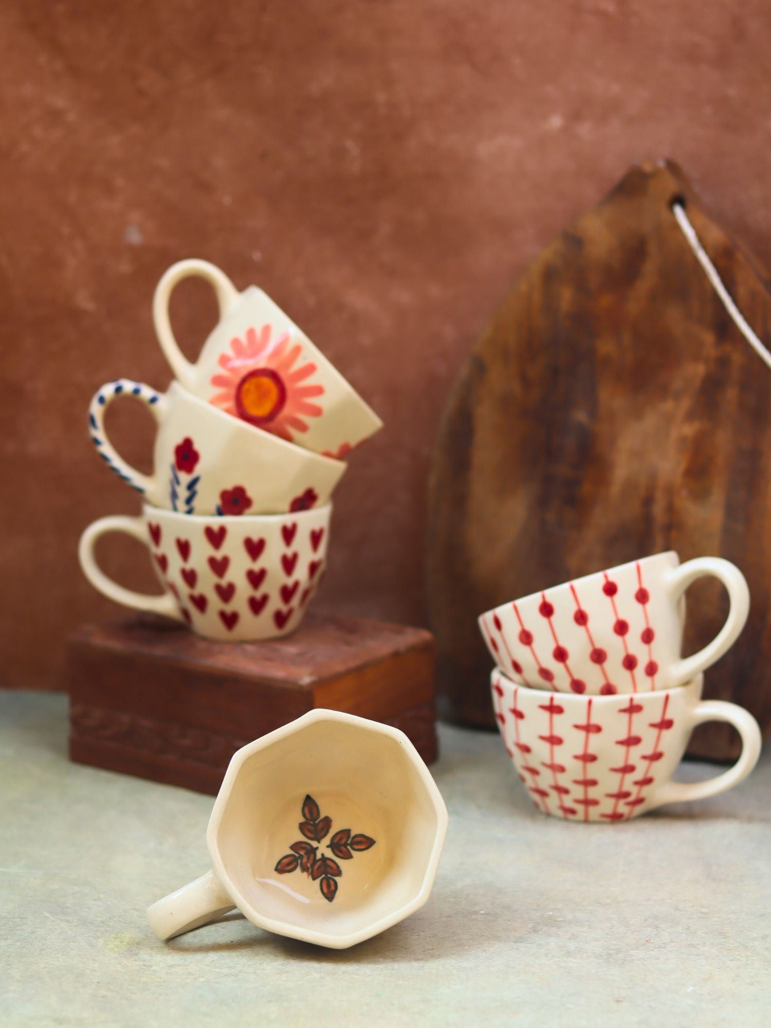 Set of 6 Bestseller Mugs (for the price of 5) handmade in India