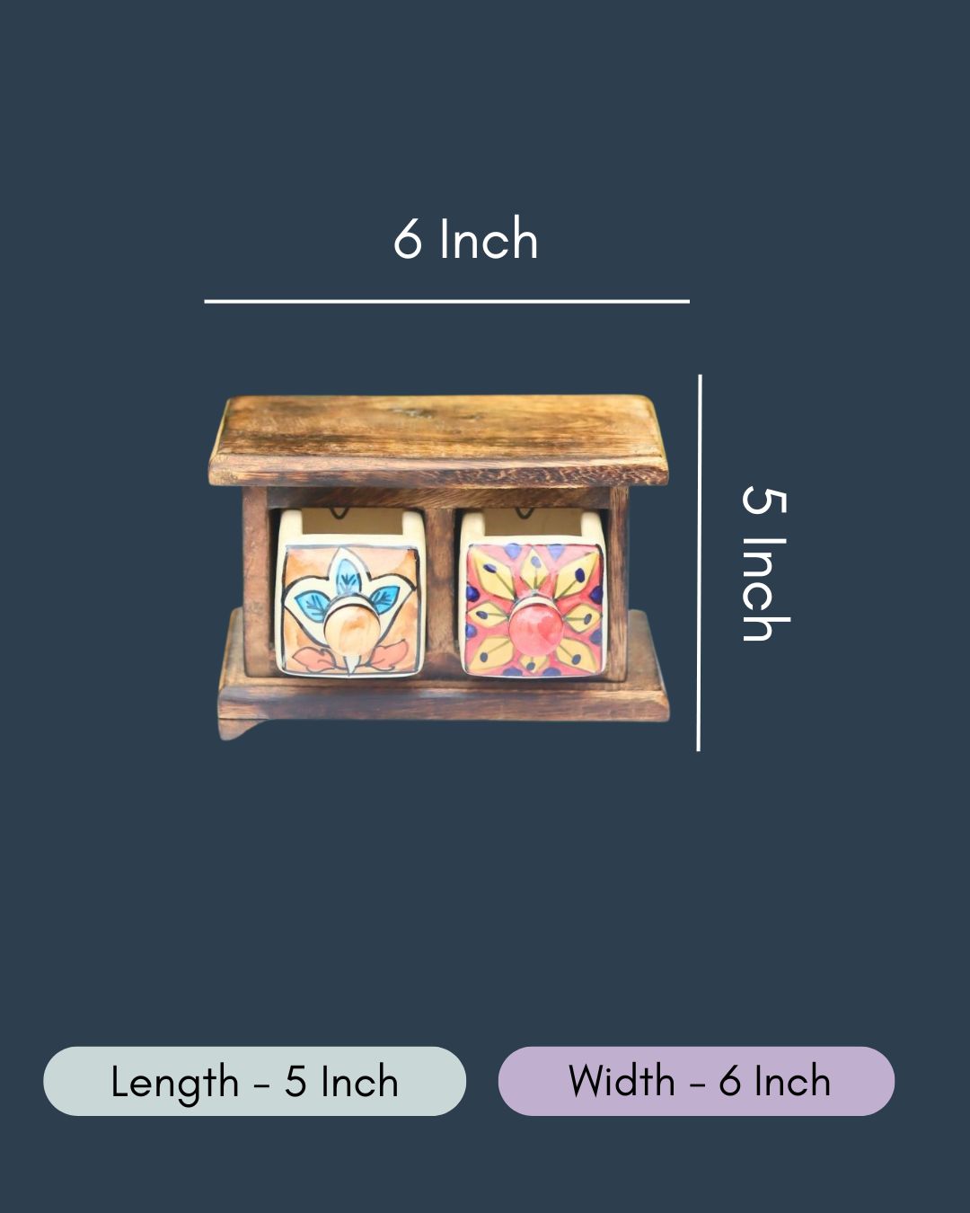 Wooden Decor Drawer – Rustic Vibes
