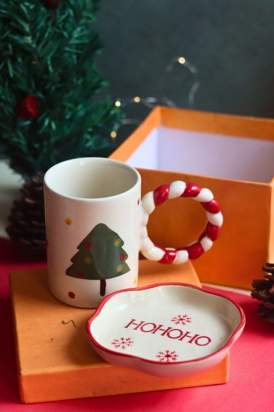 Handmade The OG Christmas Mug & HOHOHO Handmade Dessert Plate in a Gift Box