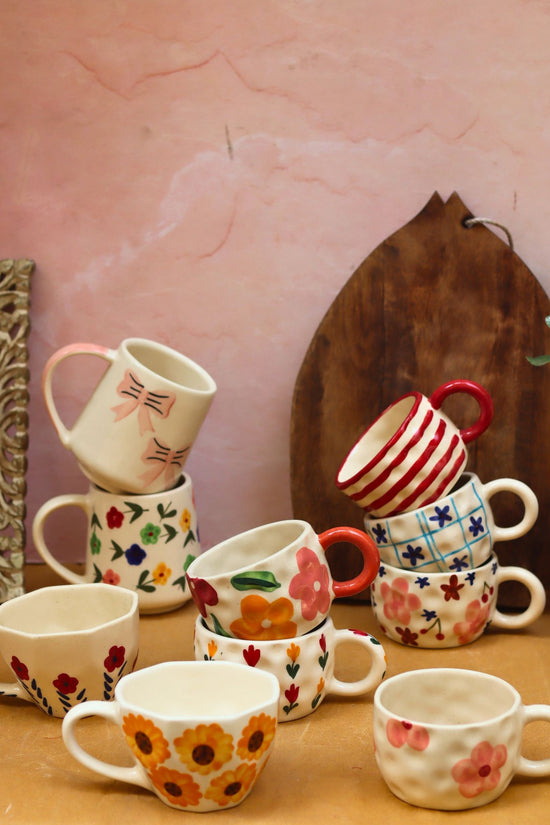 Set of 10 Morning Blossom Mugs (for the price of 7)